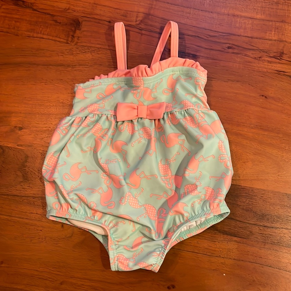 Flamingo One Piece Swim Suit